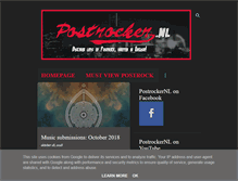 Tablet Screenshot of postrocker.nl
